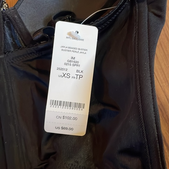 Bebe Jayla Beaded Bustier XS - Picture 7 of 8